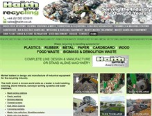 Tablet Screenshot of haith-recycling.com